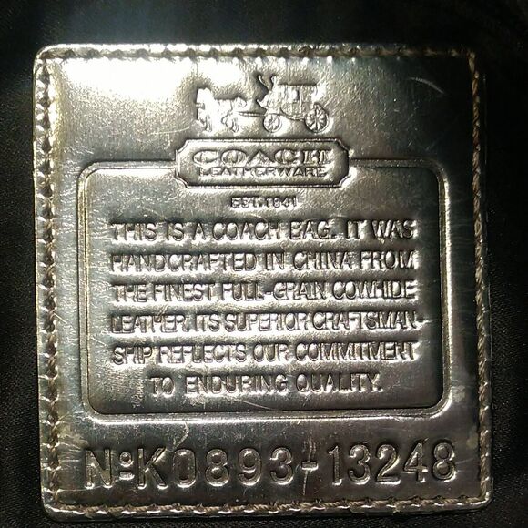 RARE COACH LIMITED EDITION MADISON SPECTATOR CREAM/TAUPE HOBO with Cover - Picture 5 of 12